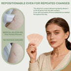 Hysimedy Silicone Bandages for Sensitive Skin 1.63x4 Inch Painless Removal