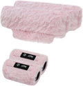 Crutches Padding Fuzzy Crutch Pads for Armpits and Hand Grips | Universal Crutch Fit, Soft Fluffy Cushions, Machine Washable, Underarm and Hand Grip Covers, Pink,crutch cover crutch pillows