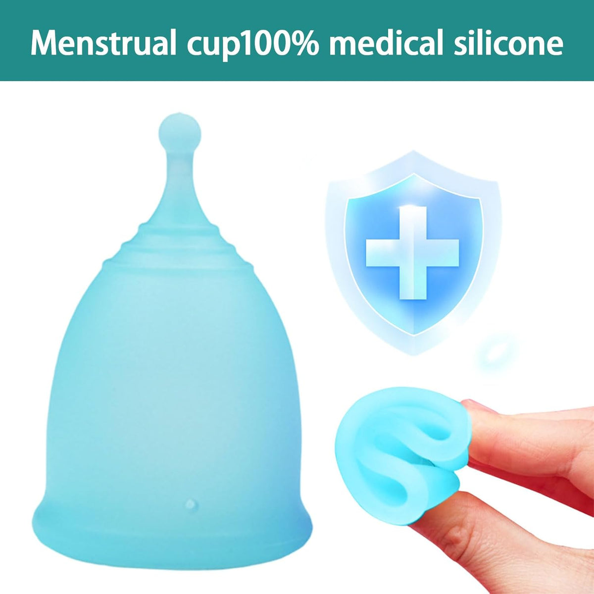 2Pack Menstrual Cup, Reusable Period Cup,Menstrual Disc, Better Alternative To Sanitary Napkins And Tampons