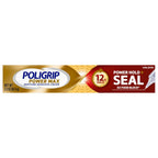 Poligrip Power Max Power Hold plus Seal Denture Adhesive Cream, Denture Cream for Secure Hold and Food Seal, Flavor Free - 2.2 oz