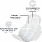 Amazon Basics Ultra Thin Pads with Flexi-Wings for Periods, Extra Long Length, Super Absorbency, Leak Protection, Unscented, Size 3, 28 Count
