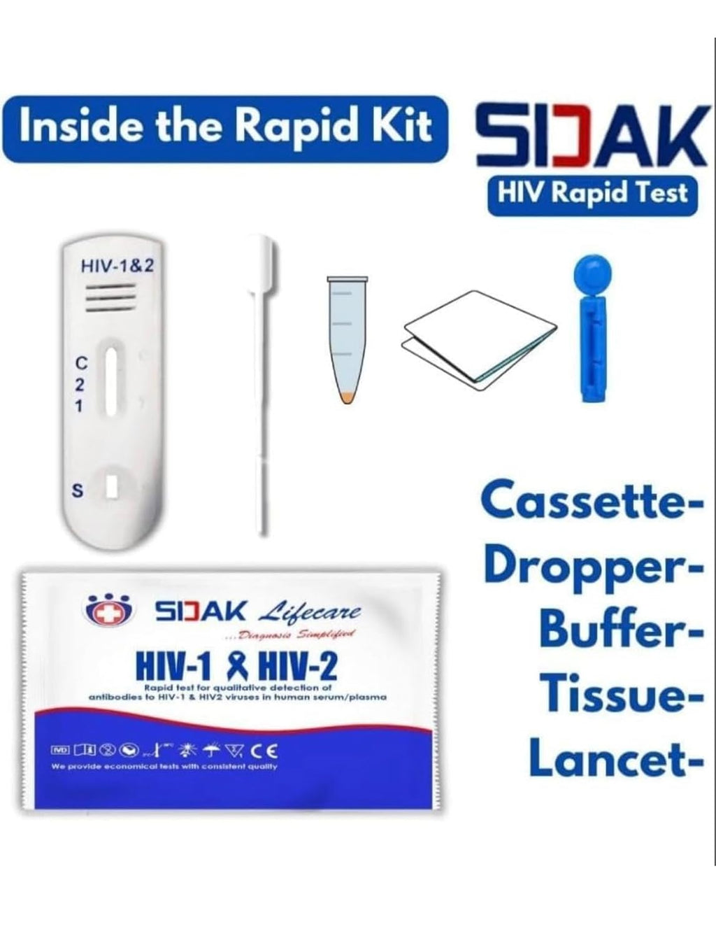 HIV Rapid Results Home Test Kit