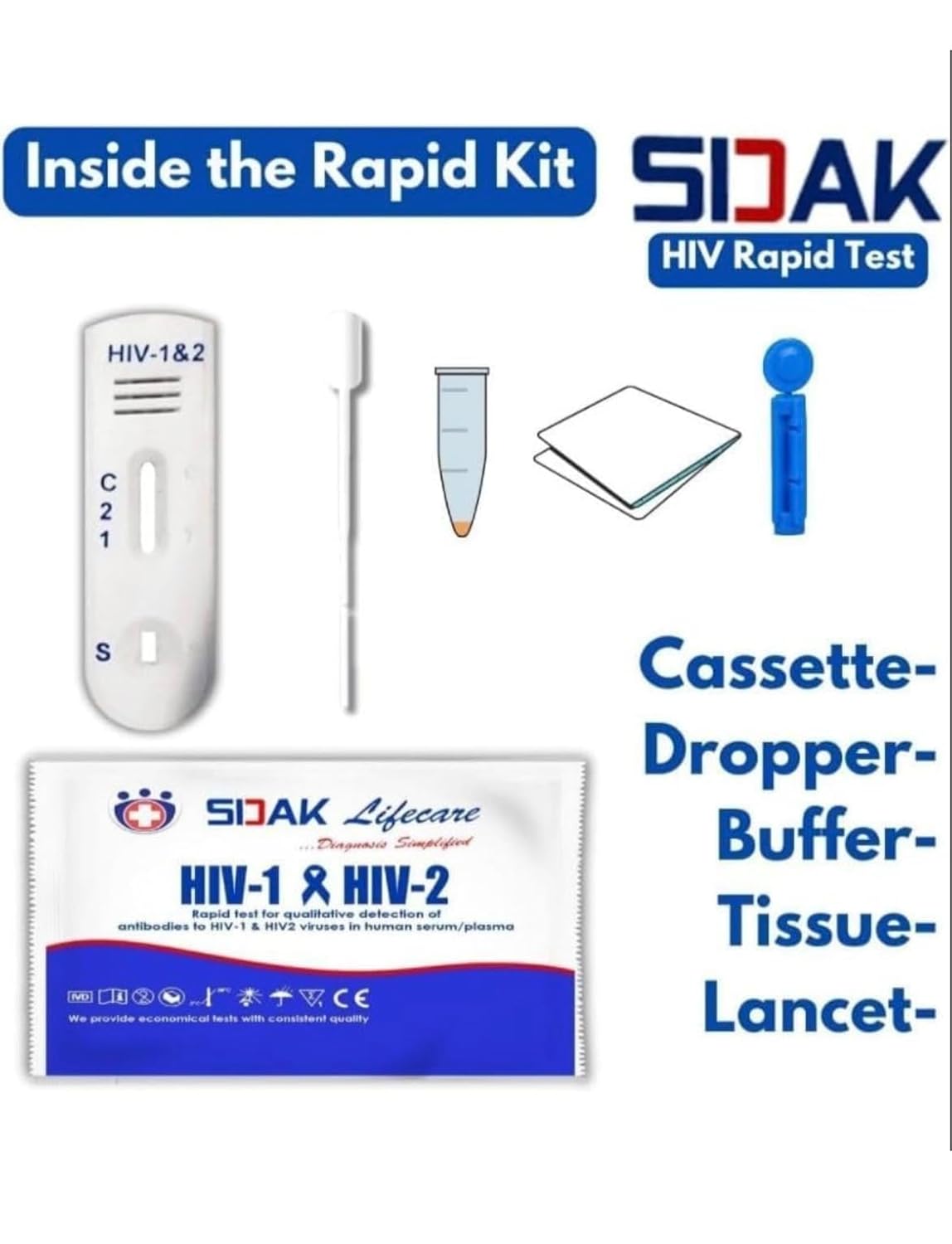 HIV Rapid Results Home Test Kit