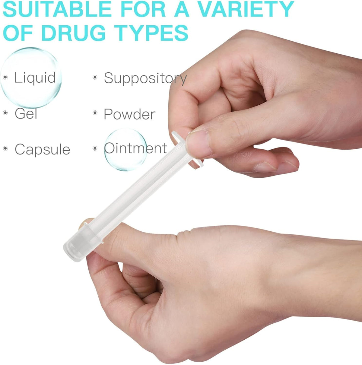 Applicators and Syringes Overnight