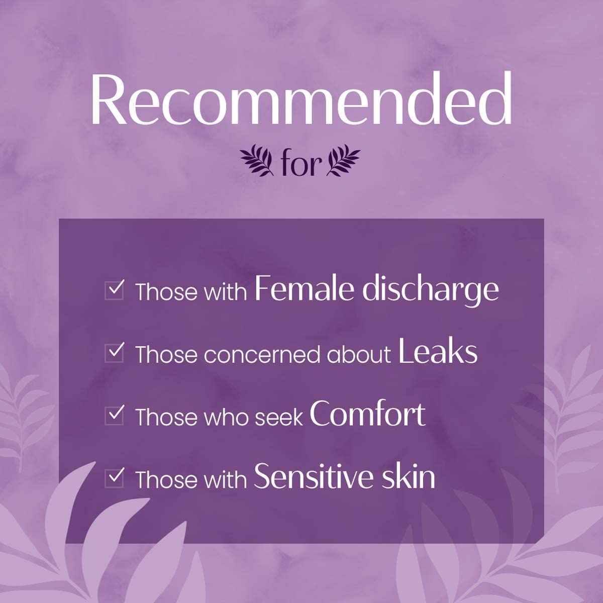 Tinkle Ecoluxe Organic Panty Liners Cotton for Women, Daily Use liners, Biodegradable, for Wetness Discharge Light Flows Stains and Leaks, 185mm, long, 117 Every day Pantyliners Pads