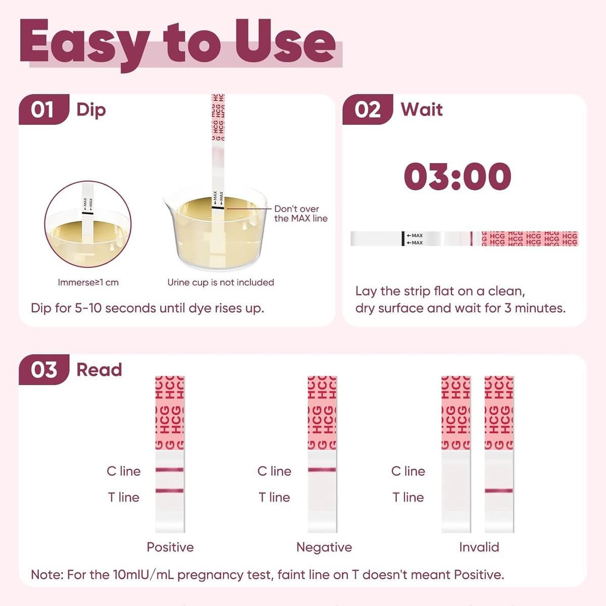 Wondfo Ovulation and Pregnancy Test Strips Kit – 50 Ovulation Test Strips + 20 Pregnancy Test Strips, Early Detection hCG & LH Urine Tests