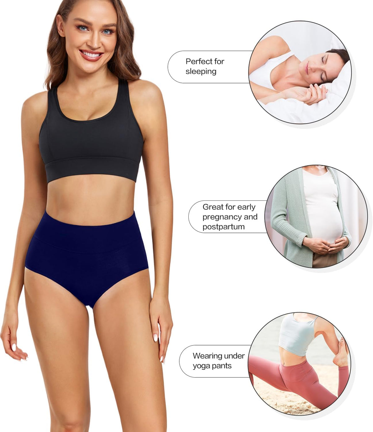 wirarpa Underwear High Waist