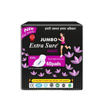 Extra Sure XXXL Sanitary Pads - 100% Cotton, Ultra-Absorbent & Leak-Proof Feminine Hygiene Pads - Skin-Friendly Comfort (Pack of 40)