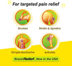Amrutanjan Relief Strong Pain Balm for Men & Women - Joint & Muscle Pain Relief Rub, Topical Ointment Rub for Arthritis, Bruises, Backache, Knees, Joints, Strains & Sprains, Fast Acting- 1.06 oz (30g)
