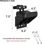 Knee Support for Crutches, Adjustable Leg Support for Post-Surgery Recovery, Comfortable Cushion for Injuries and Fractures