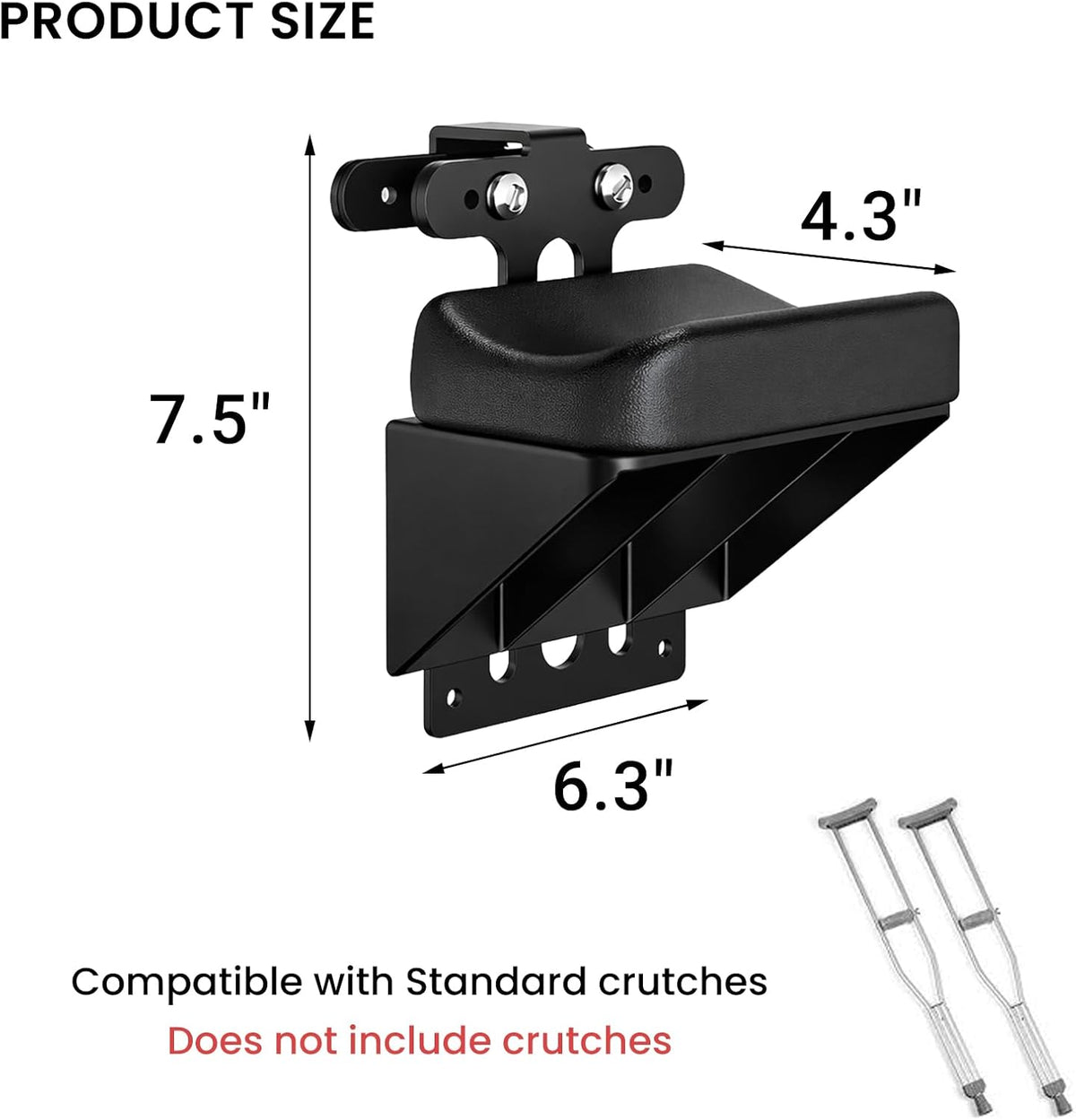 Knee Support for Crutches, Adjustable Leg Support for Post-Surgery Recovery, Comfortable Cushion for Injuries and Fractures