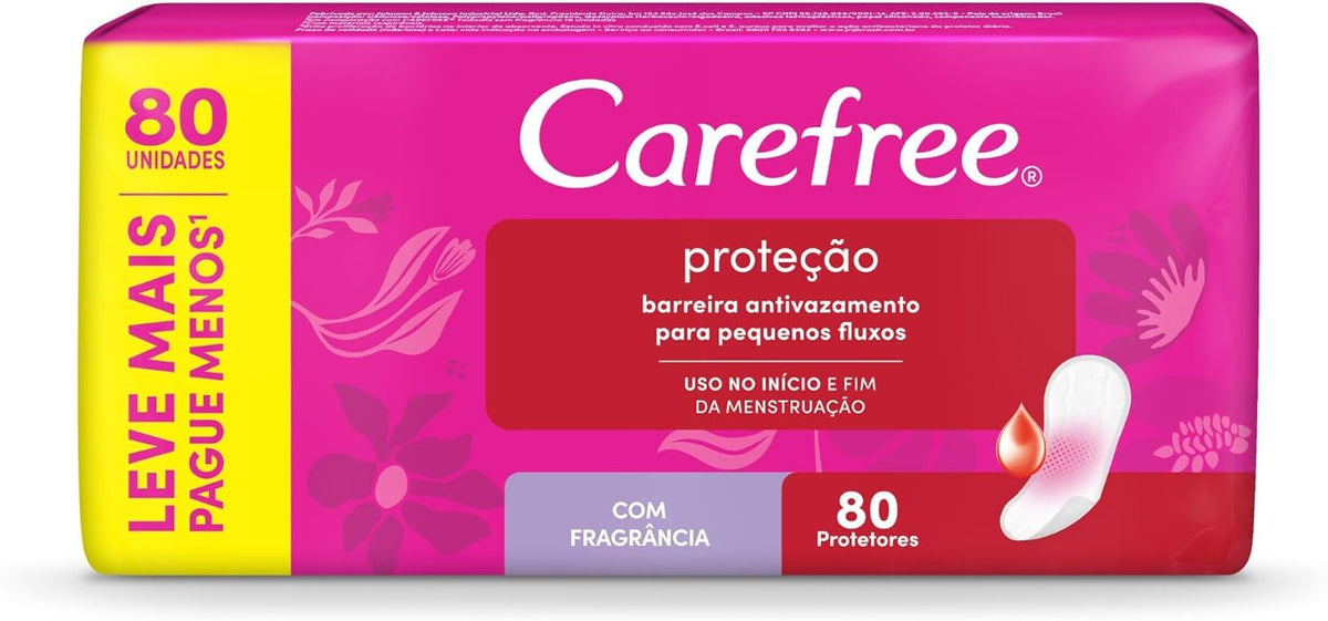Carefree Panty Liners 80 pieces