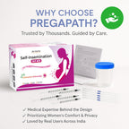 At-Home Self-Insemination Kit – Safe, Easy, Discreet Natural Conception Aid, Private IVI Alternative, Conceive Without Intercourse – Pack of 3 Kits Includes Ovulation & Pregnancy Tests