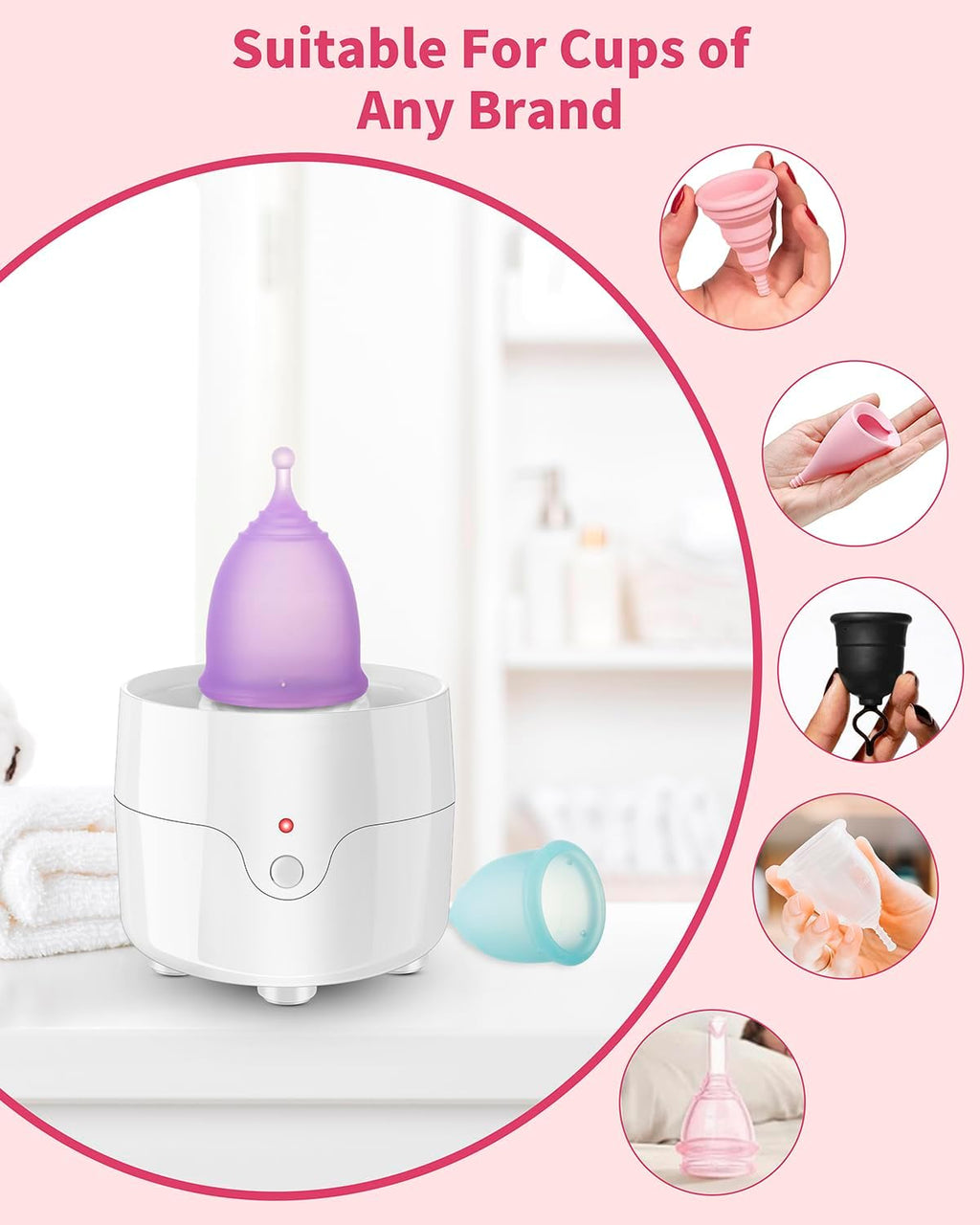 Conjunto Menstrual Cups and Discs