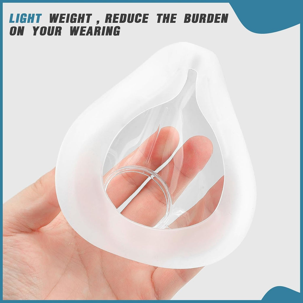 Replacement F20 Frame Set for AirFit F20 Mask (L) - Includes Cushion, Frame, Headgear, Clips - No Elbow - Snug Fit, Comfortable Design, Great Value Bundle
