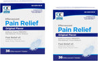 Quality Choice Effervescent Pain Relief, Original Flavor, Buffered Aspirin (NSAID) Pain Reliever and Fever Reducer, 36 Tablets (Pack of 2)