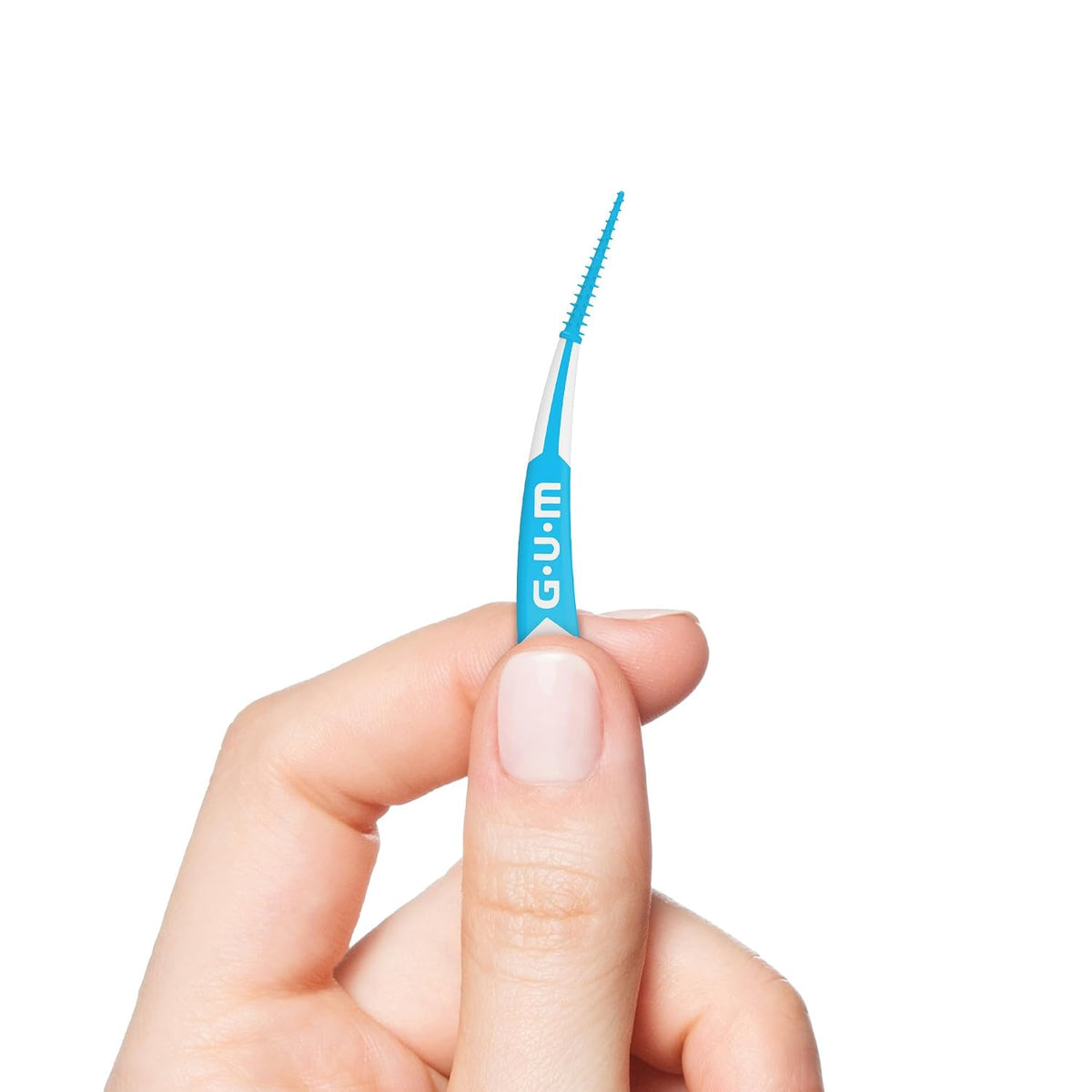 GUM Soft-Picks Advanced Tight Interdental Picks, 60 Count (3 Pack) | Soft bristles, Tapered for tight spaces, braces & bridges, Longer curved handle, Includes travel case, Disposable picks