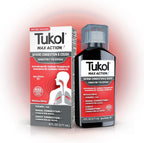 TUKOL Max Action Severe, Cough and Congestion Medicine for Adults, 6 Fl Oz | Expectorant Cough Syrup, DM Cough Syrup, Dry Cough Cold and Sore Throat Medicine, Chest Decongestant, 12+ Years