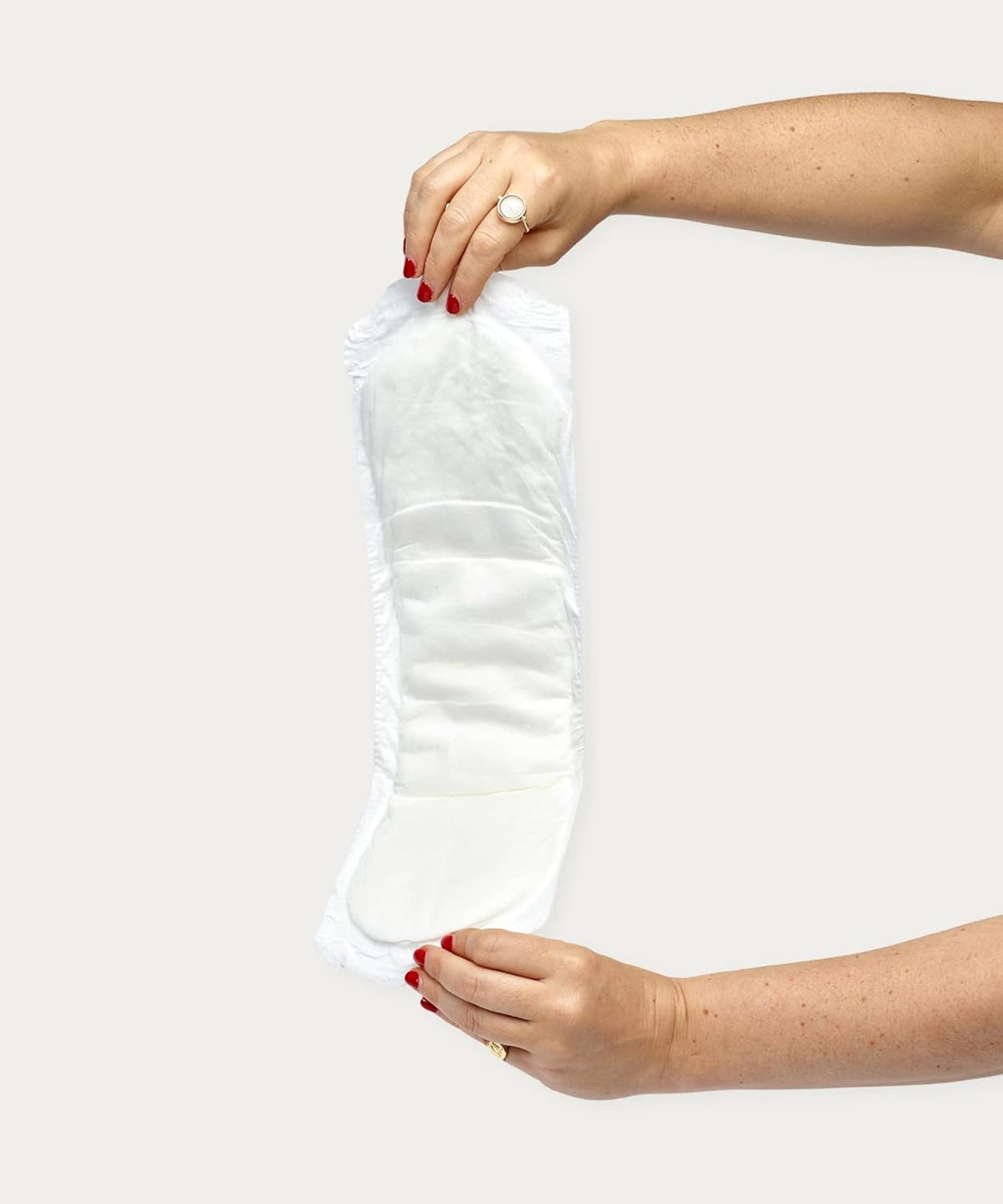 Nyssa Postpartum Pads – Ultra-Absorbent Organic Cotton, 16” Long, Extra-Wide | 32× More Absorbent | Gentle for Sensitive Skin (3 Pack, 24 Pads Total)