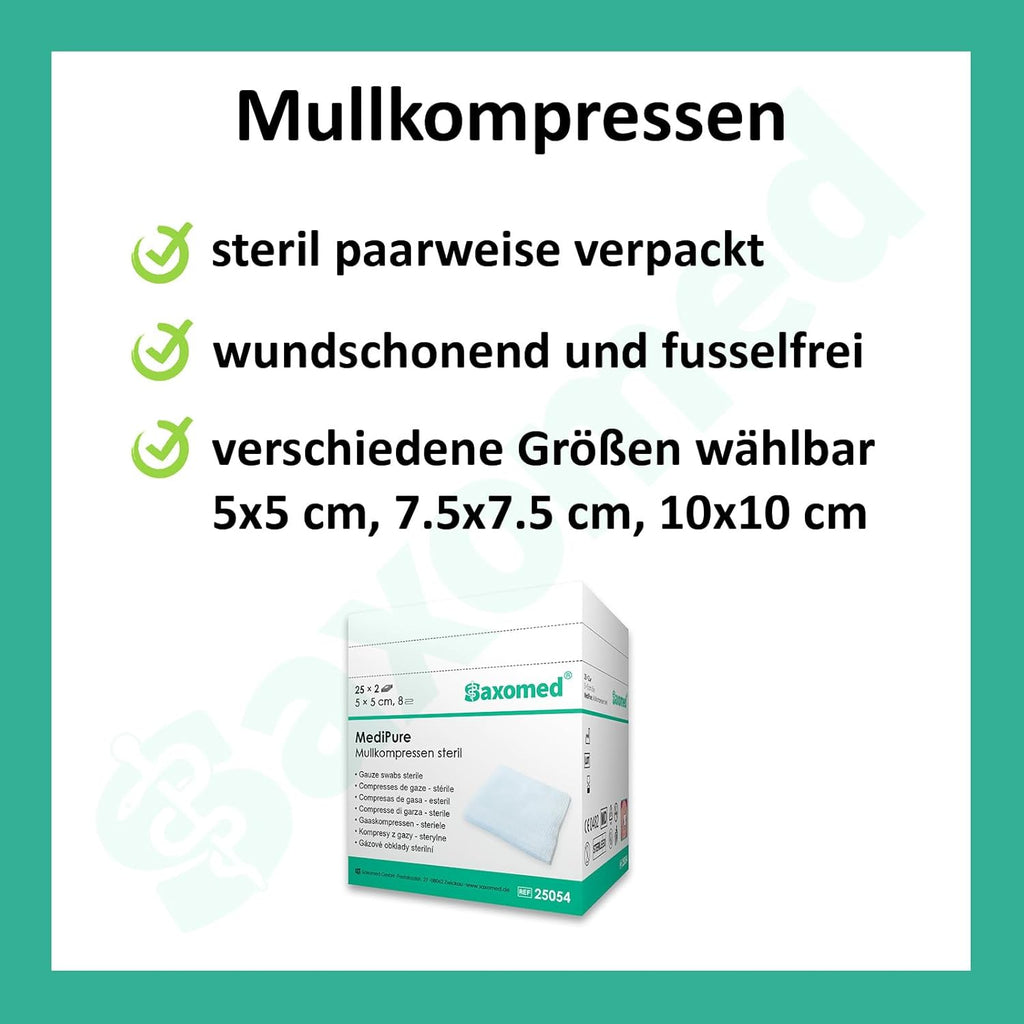 Wound Dressings and Gauze Sterile 10 cm 50 pieces