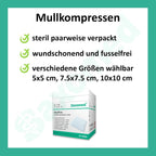 Wound Dressings and Gauze Sterile 10 cm 50 pieces