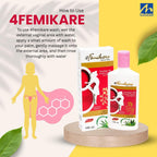 4Femikare Vaginal Wash – 100 mL | pH-Balanced Intimate Hygiene for Women | Helps Reduce Itching, Irritation & Dryness | Soap-Free, Paraben/SLS-Free | Gentle Daily Use, All Skin Types
