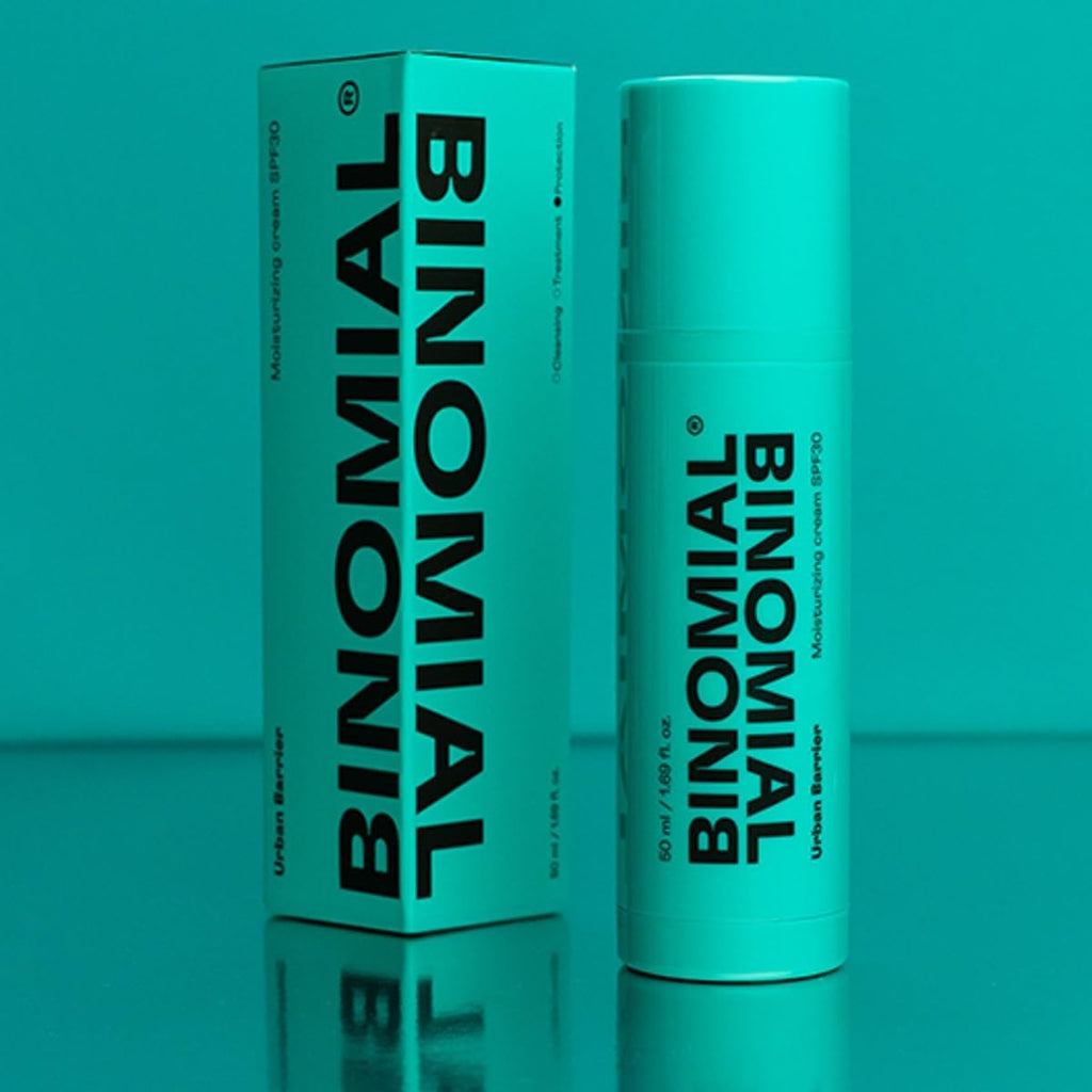 BINOMIAL - Urban Barrier | Moisturizing Cream with SPF 30 | Antioxidant Face Shield | Luminosity/Glow Effect | Skincare | 50 ml