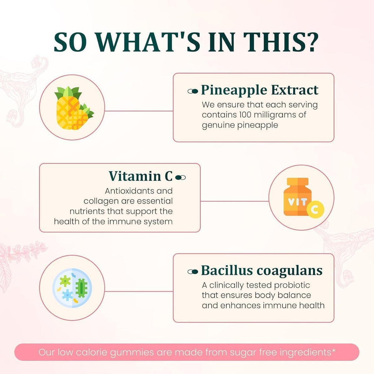 Feminine Balance Gummies,Premium Feminine Balance Gummies,Improve Immune,Promotion of Women's Health,Vegan,Hawaiian Pineapple Flavor - 60 Gummies - 30 Servings (1)