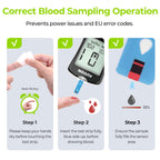 AUVON Blood Glucose Monitor Kit for Accurate Test, 50 Strips, No Coding | Diabetes Testing Kit with 50 30G Lancets, 1 Lancing Device, Portable and Reliable Blood Sugar Monitor Test Kit for Home Use