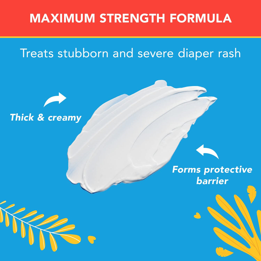 Triple Paste 3X Max Strength Diaper Rash Ointment, 40% Zinc Oxide, 2 oz