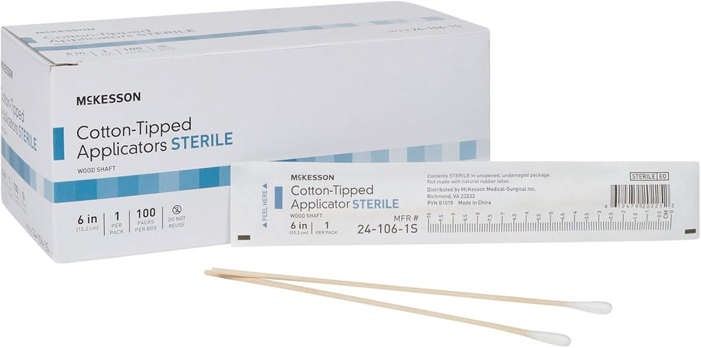McKesson Sterile Swabstick 24-106-1S 1 Pack(s), 100 /Pack