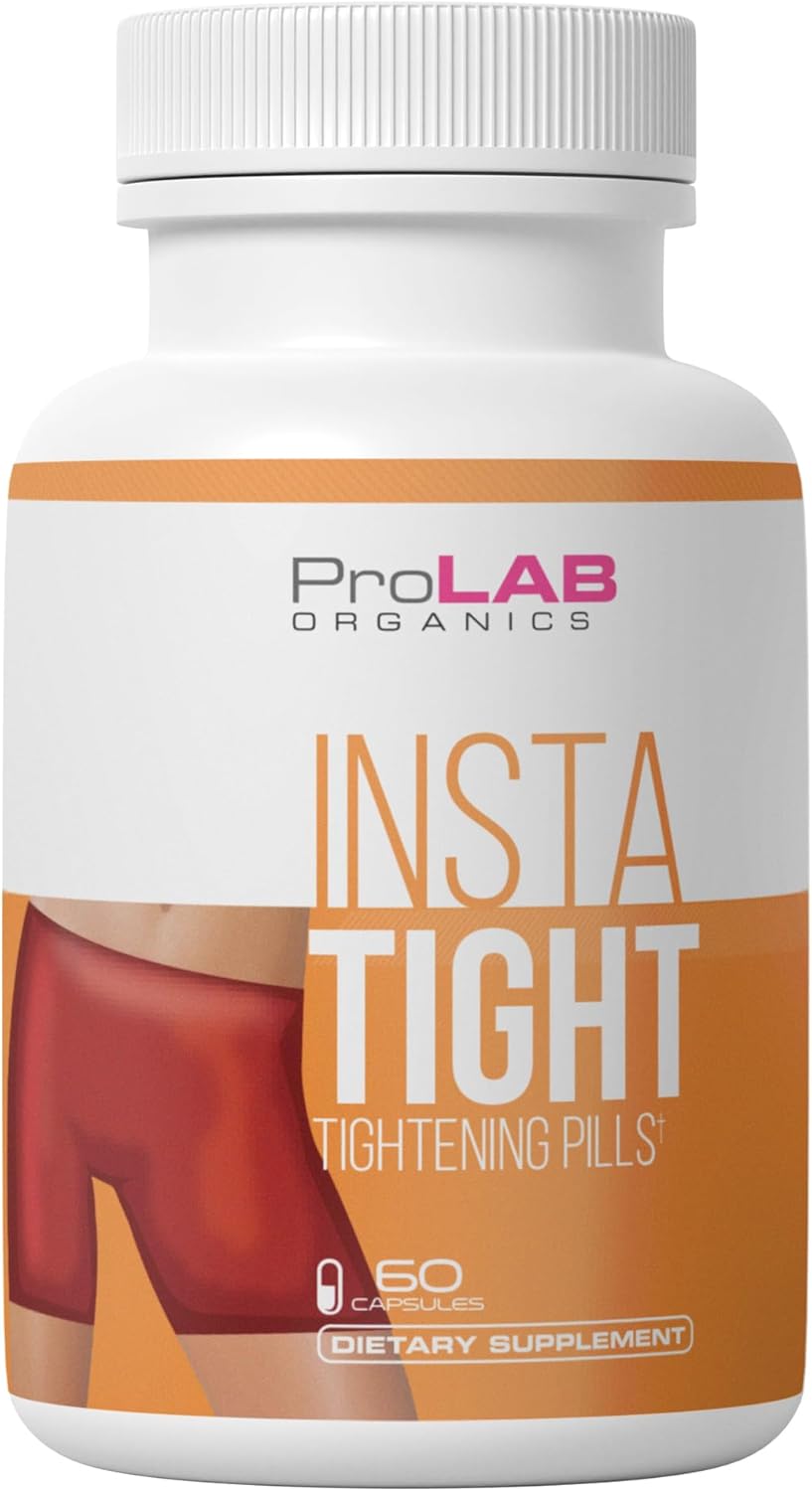 ProLab Organics InstaTight Vaginal Tightening Pills – Natural Rejuvenation Supplement for Women. Supports Intimate Tone, Firmness & pH Balance.