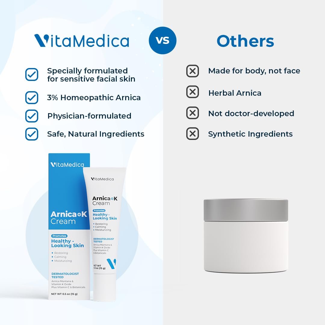 VitaMedica Arnica + Vitamin K Oxide Cream - for Thin & Delicate Skin