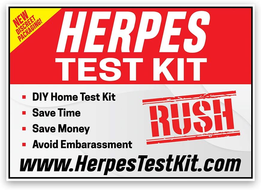 Herpes Test Kit Prank, Fake Product Box for Pranks, Practical Jokes, Revenge, Send Directly to Person You Want to Embarrass (100% Anonymous)