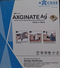 AXGINATE Ag Sterile Calcium Alginate Wound Dressing with Silver, 10cm x 10cm, Pack of 1
