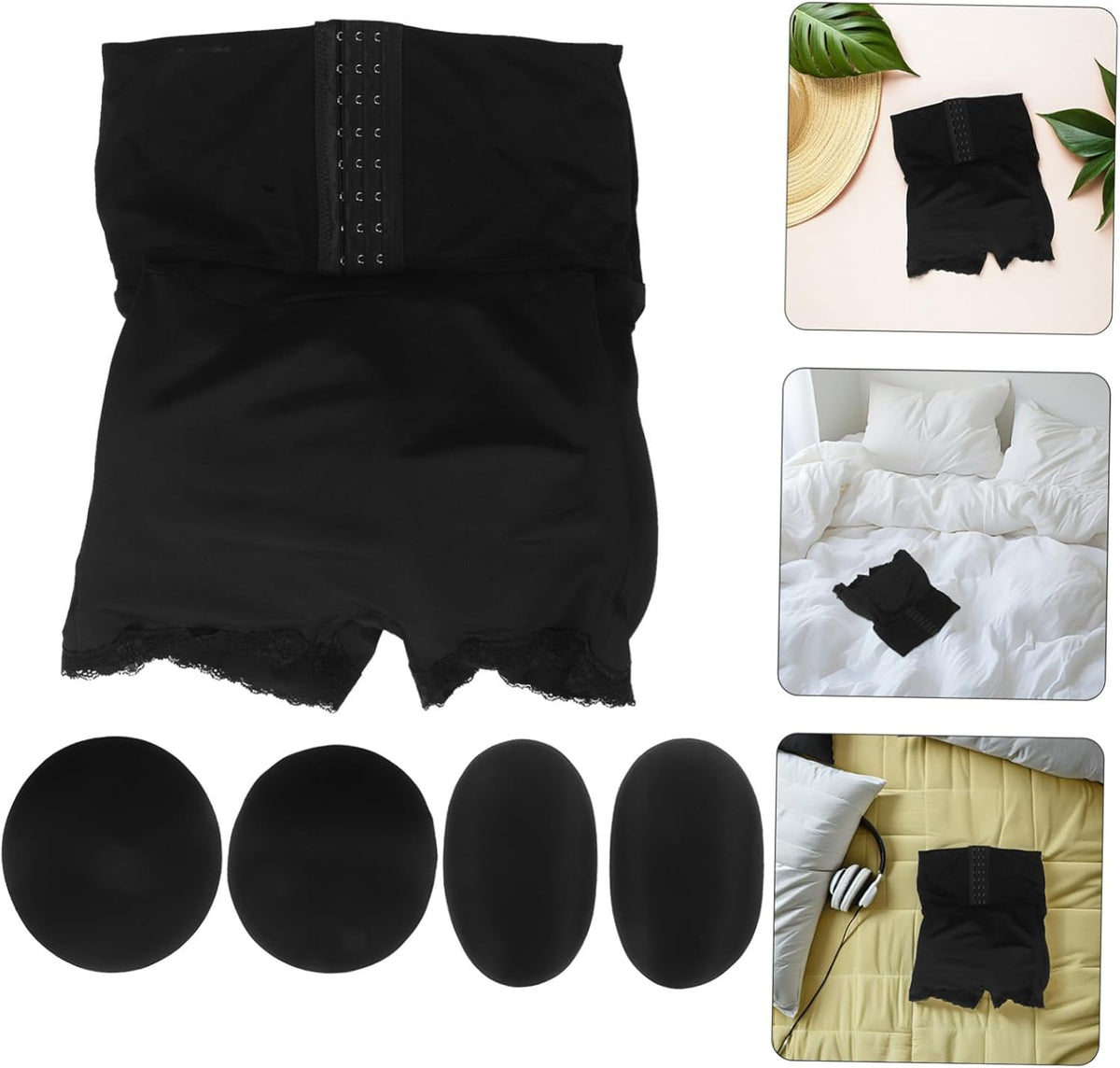 PACKOVE Postpartum Shaping Pants High Waist Women Tummy Control Shapewear Compression Pants for Postpartum Recovery Black