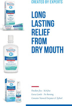 SALIVEA Soothing Dry Mouth Spray for Adults 250 Pumps Mint 1.5 oz Pack of 1 | Moisturizing saliva substitute with natural salivary enzymes aids daily oral care, mild formula for kids and adults