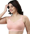 Enamor Full Support Super Lift Women's Cotton Everyday Minimizer Bra - Non Padded, Wirefree, Full Coverage - A112 (Available in Plus Sizes)