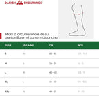 DANISH ENDURANCE Premium Compression Sleeve for Running, Quick-Drying, for Men and Women, 1 or 3 Pack