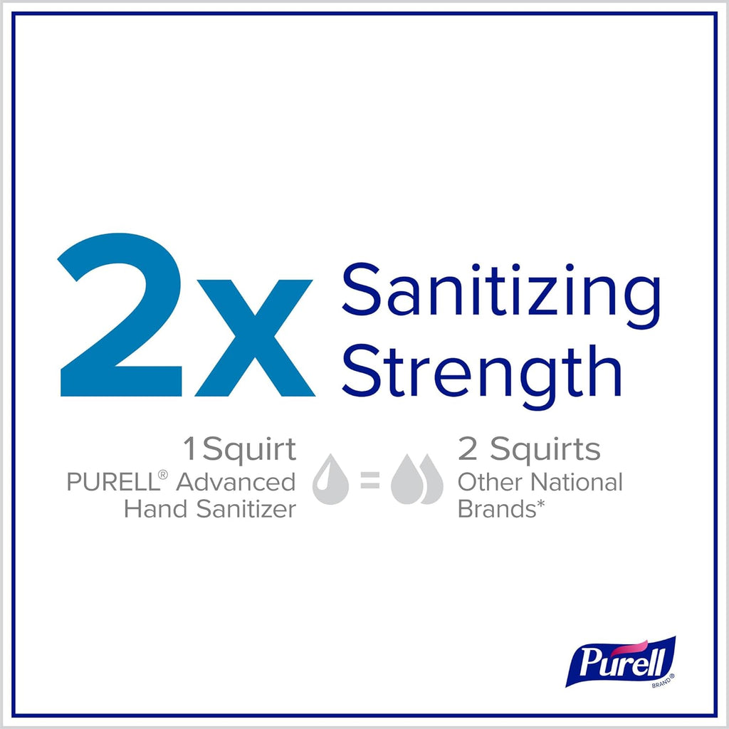 Purell Advanced Hand Sanitizer Variety Pack, Naturals and Refreshing Gel, 1 Fl Oz Travel Size Flip-Cap Bottle with Jelly Wrap Carrier (Pack of 8) - 3900-09-ECSC