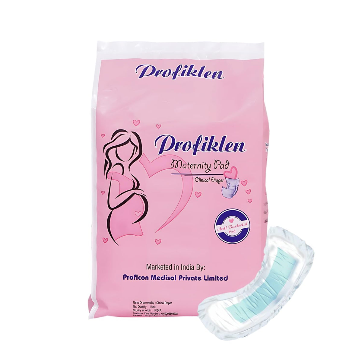Maternity Pad For Wome Super Absorption | Maternity Pads For Ultra Heavy Flow Periods,Postpartum Flow, Urine Incontinence | Maternity Pad After Birth - Pack Of 2 (5 Pads/Pack) - XXL