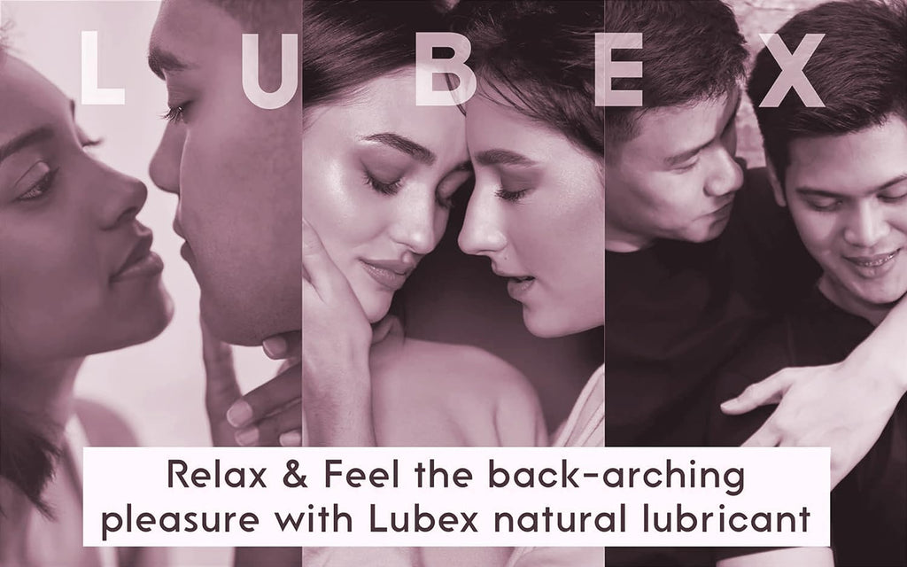 Lubex 100% Natural Long-Lasting Lubricant (Water-Based) with Organic Aloe Vera Lube for Her, Him & Couples - Natural Strawberry Flavour 50gm