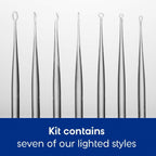 Bionix - Lighted Ear Curette Variety Pack, Earwax Removal Kit, Helps Remove Wax Buildup, Safe Earwax Removal, Convenient & Easy-to-Use, Flexible, Ideal for Healthcare Providers, Single-Use (50 Count)