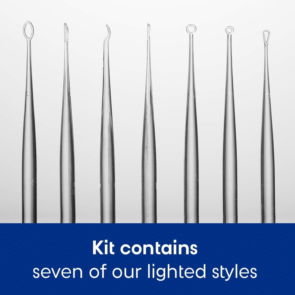 Bionix - Lighted Ear Curette Variety Pack, Earwax Removal Kit, Helps Remove Wax Buildup, Safe Earwax Removal, Convenient & Easy-to-Use, Flexible, Ideal for Healthcare Providers, Single-Use (50 Count)