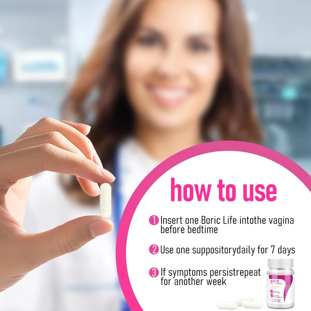 Suppositories for Women, Vaginal Suppositories for Healthy pH Balance & Odor Control | Discomfort Hygiene Products | Feminine Intimate Health (40 Count)