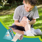 Dimora Silicone Tape 1 Roll, 1.6 x 59 Inch | Hypoallergenic, For Sensitive Skin, Pain-Free Removal, Easy Tear Precut, Waterproof
