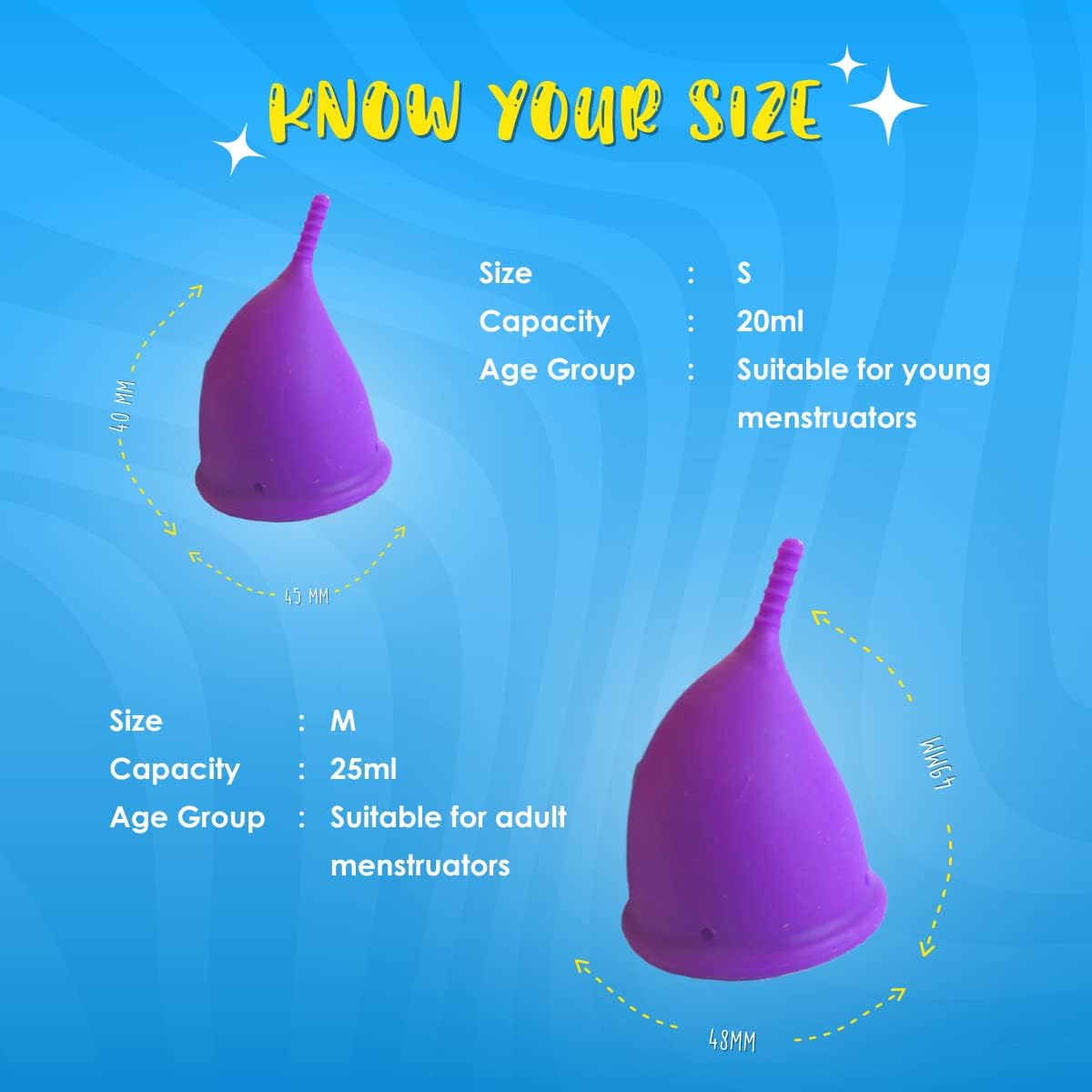 Lemme Be Z Menstrual Cups and Discs Reusable 20 ml