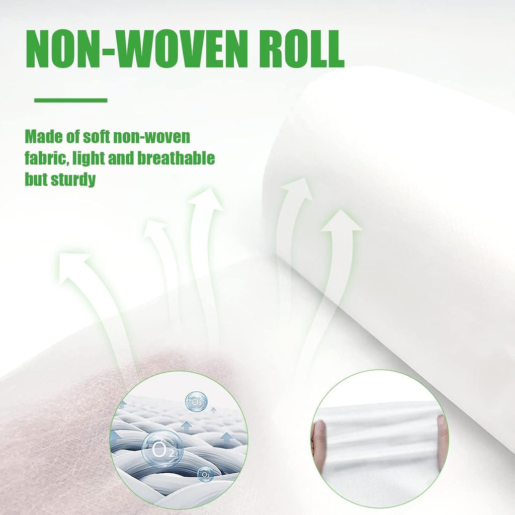 1 Roll Disposable Non-Woven Bed Sheet, 50 Pcs Massage Table Sheets