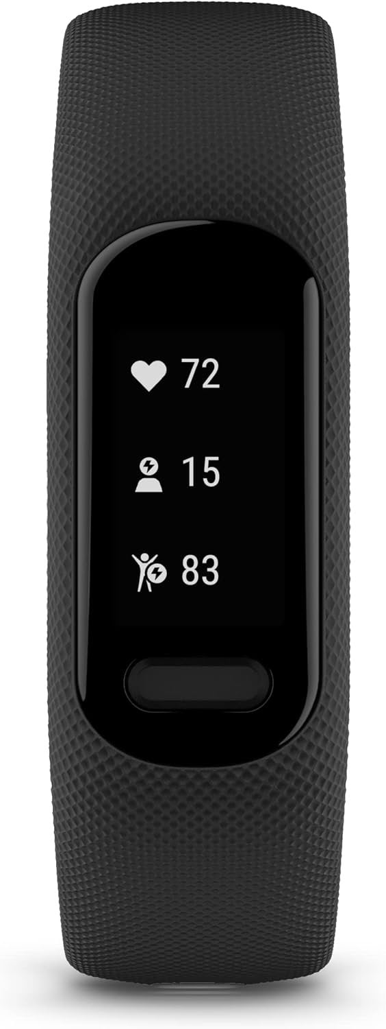 Garmin vívosmart® 5, Health & Fitness Tracker, S-M, Black