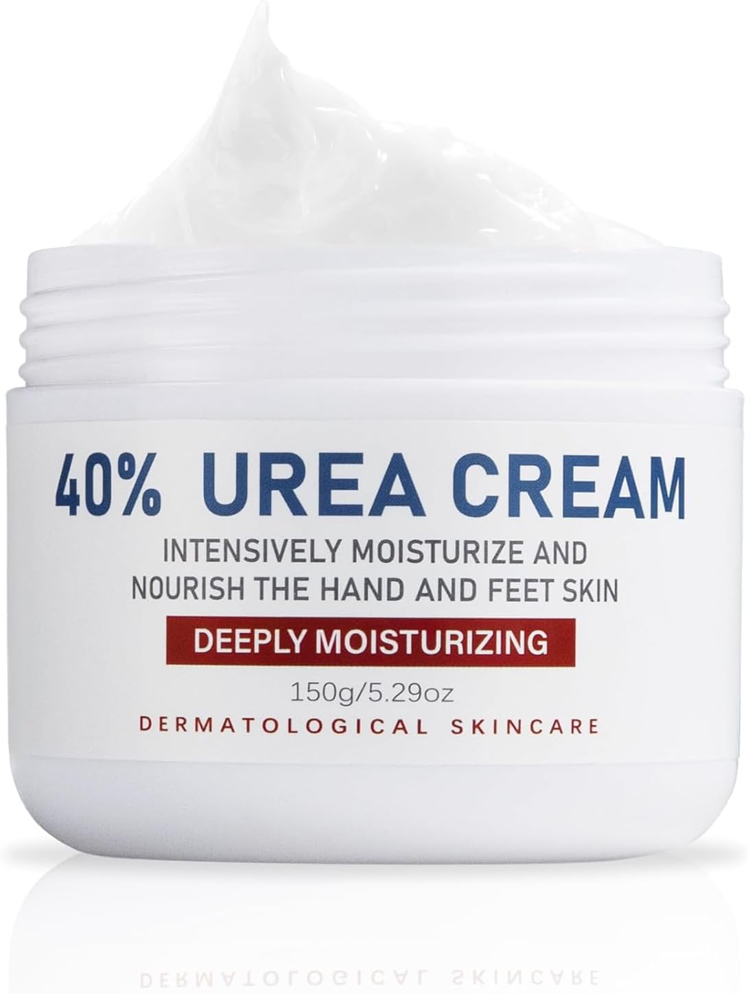 Urea Cream 40%, Keratolytic Foot Cream for Dry Cracked Heels, Feet, Knees, Elbows, Hands, Cuticle, Callus Remover, Skin Barrier Repair